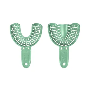 Porte-Empreintes Dentaires en Plastique Résistance Haute Température Matériel de Laboratoire Dentaire Orthodontique Set pour Adultes