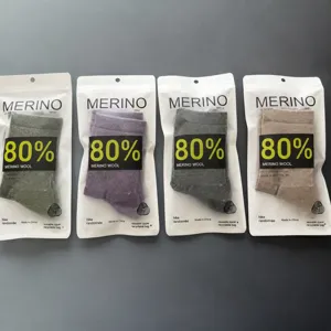 Chaussettes de Randonnée Thermiques Épaissies en Laine Mérinos pour Hommes Chaussettes de Sport en Plein Air