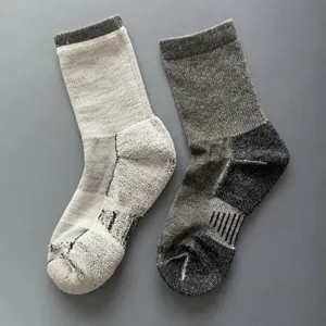 Chaussettes de randonnee epaisses en laine Merino pour homme femme thermique sport hiver