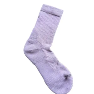 Merino wool mid-calf athletic socks for outdoor hiking, running, basketball and skiing sports.