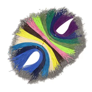 2mm bunte Wachskordel-Halsketten mit Karabinerverschluss für DIY-Schmuckherstellung