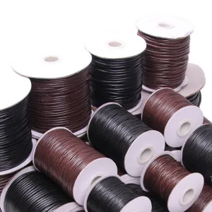 Korean Waxed Polyester Cord Spool For DIY Jewelry Making Braided String Thread For Necklace Bracelet Handcrafted Material
