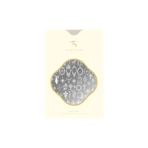 TENSOR vintage nail art stamping plate TG-043 with intricate gothic patterns