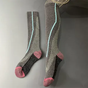 Calze da sci in lana merino spesse termiche lunghe per uomo donna sport invernali calde