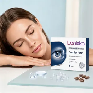 LANISKA kühlende Augenpads zur Beruhigung und intensiven Feuchtigkeitspflege der Haut.