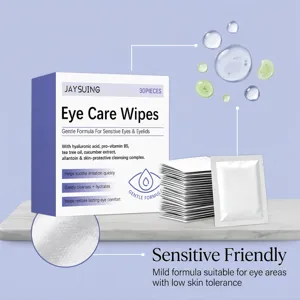 JAYSUING eye care wipes provide gentle cleansing and hydration for sensitive eyes and eyelids.