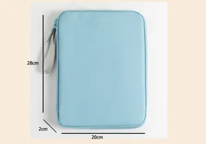 External dimensions of the 11-inch waterproof PU tablet sleeve: 28cm x 20cm x 2cm