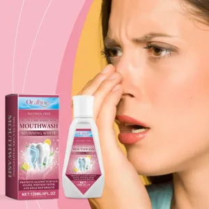 Oralhoe bain de bouche blanchissant menthe fraicheur haleine soin bucco dentaire 120ml