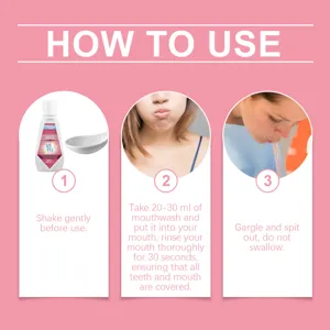 Oralhoe bain de bouche menthe 120ml haleine fraîche blanchiment hygiène bucco-dentaire
