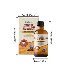 Oralhoe 100ml herbal mouth soothing solution for gentle oral care and refreshing daily hygiene.