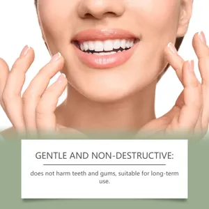 Teeth cleaning sponge eraser for daily oral care, gentle and non-destructive for teeth.