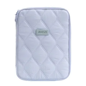 Minimalist quilted light purple tablet sleeve for 11 inch iPad protective storage case
