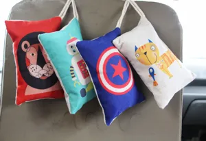 Juego de 4 bolsas purificadoras de aire de carbón de bambú para coche