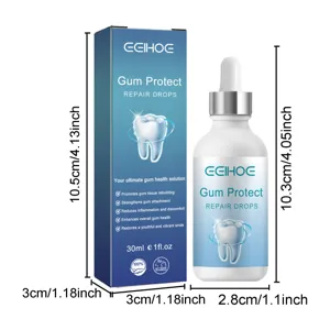EEIHOE tandvlees bescherming herstel druppels 30ml mondverzorging vloeistof met pipetfles
