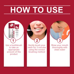 Oralhoe SP-4 dentifrice probiotique soin des gencives guide et étapes d'utilisation.