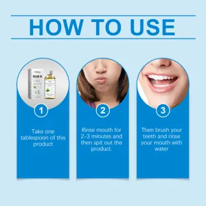 Oralhoe coconut pulling oil natural oral care mouthwash for teeth cleaning and fresh breath 120ml