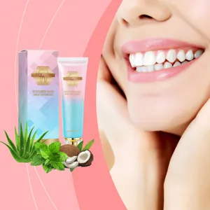 Dentifrice Blanchissant Niacinamide Oralhoe Nettoyage en Profondeur Haleine Fraîche Menthe Soin Buccodentaire