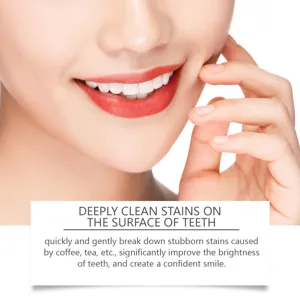 Dentifrice blanchissant menthe soin dentaire nettoyage en profondeur taches haleine fraîche.