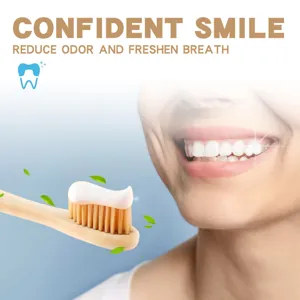 Dentifrice pour haleine fraîche et soin bucco-dentaire, élimine les odeurs et nettoie les dents.