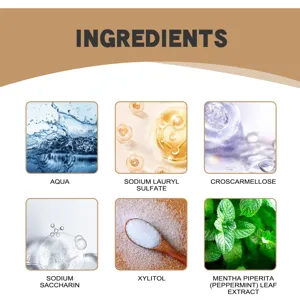 Découvrez les ingrédients naturels et actifs essentiels de notre formule de dentifrice.