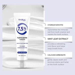 Oralhoe 7.5% nHAP Whitening Toothpaste Gentle Enamel Repair Mint Fresh Breath 120g