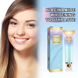 Jaysuing Niacinamide Aufhellende Zahnpasta 100g hellt Zähne auf und erfrischt Atem.