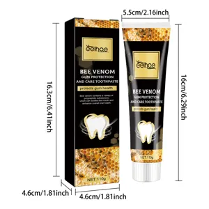 EELHOE Dentifrice Venin d'Abeille Protection des Gencives 110g Blanchiment Soins
