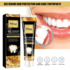 Eelhoe Dentifrice Venin d'Abeille 110g Protection Gencives Blancheur Anti Tartre Soin