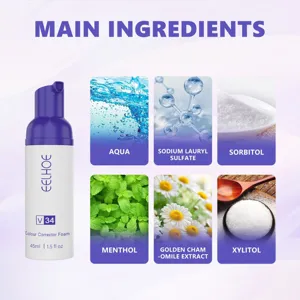 EELHEO V34 mousse dentifrice correcteur de couleur 45ml soin des dents blanchiment.