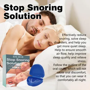 Gouttiere anti-ronflement Eelhoe avec boite de rangement pour ameliorer votre sommeil.