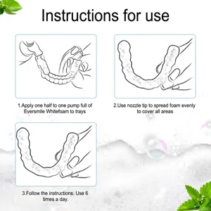 Graphique d'instruction detaille montrant le guide d'utilisation pour la mousse.