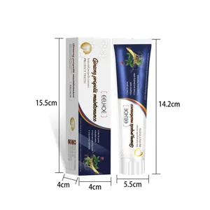 EELHOE Ginseng Propolis Zahncreme Aufhellung Mundpflege Frischer Atem Reinigung Tube Box