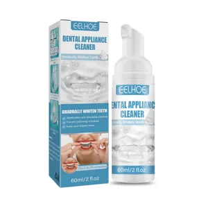 EELHOE Mousse Nettoyante pour Appareil Dentaire 60ml, soin et blanchiment des aligneurs.