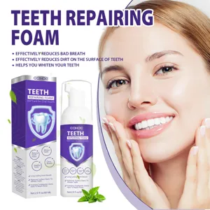 EELHOE teeth repairing foam detail, 60ml oral care whitening foam for fresh breath.