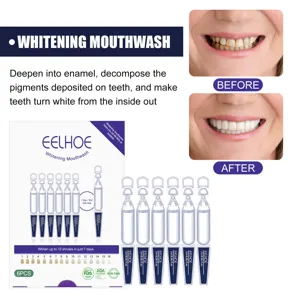 Eelhoe Whitening Mouthwash 6pcs 2ml Deep Clean Stain Removal Fresh Breath Oral Care Product