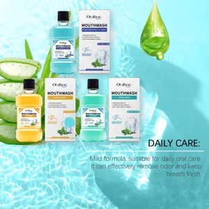 Oralhoe bain de bouche haleine fraîche 100ml menthe nettoyage en profondeur soin buccal