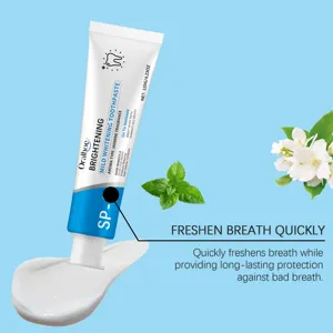 Oralhoe dentifrice blanchissant 120g rafraîchissant menthe haleine longue durée propre