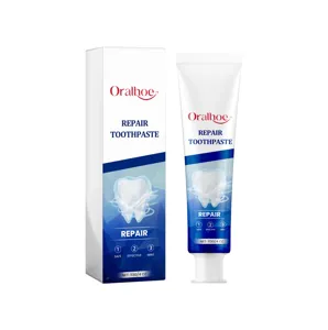 Dentifrice réparateur Oralhoe menthe nettoyage doux soin quotidien tube 113g neuf