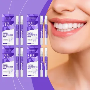 Set penna sbiancamento denti Eelhoe, formule bianco 3D 5D 7D 9D per sorriso luminoso e macchie.
