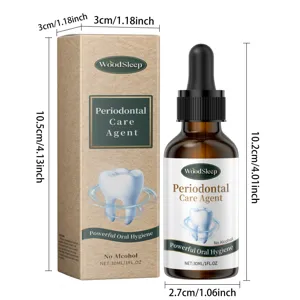 WoodSleep soin parodontal hygiène buccale liquide 30ml avec compte-gouttes pratique.