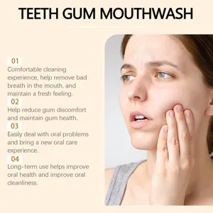 Herbal mouthwash for daily oral care, helps clean teeth, remove bad breath and protect gums.