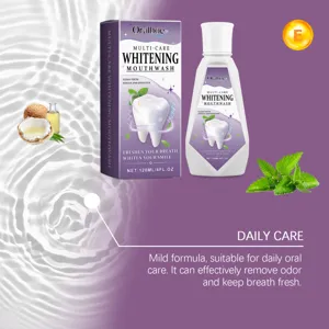 ORALHOE Aufhellendes Mundwasser 120ml Frische Minze Atempflege Zahnreinigung Mundhygiene