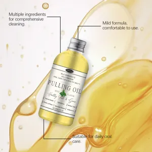 WOODSLEEP pulling oil mouthwash for fresh breath, daily oral care and plaque removal 120ml