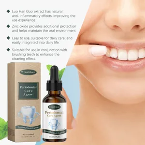 WoodSleep soin parodontal liquide pour une haleine fraîche et le nettoyage des dents.