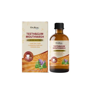 Oralhoe Herbal Mouthwash Fresh Breath Oral Care Teeth Cleaning 100ml Bottle Daily