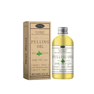 WoodSleep Mint Flavor Pulling Oil Oral Care Cleansing Liquid 120ml Fresh Breath Teeth
