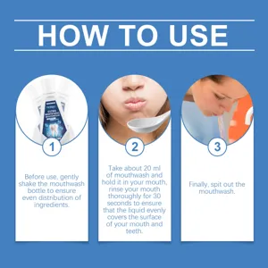 Oralhoe whitening mouthwash daily care mint fresh clean oral hygiene oral health liquid care