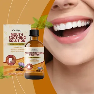Herbal Oral Care Solution Mouthwash Fresh Breath Teeth Cleaning Liquid For Daily Oral Hygiene And Care