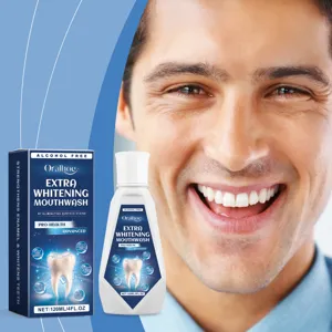 Oralhoe Extra Whitening Mouthwash Alcohol Free Mint Flavor Fresh Breath Daily Oral Care Teeth Whitening Liquid For Adults