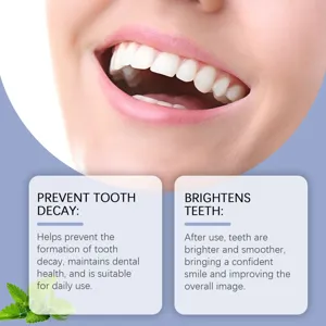 Portable solid toothpaste tablets for fresh breath and effective daily oral whitening care.